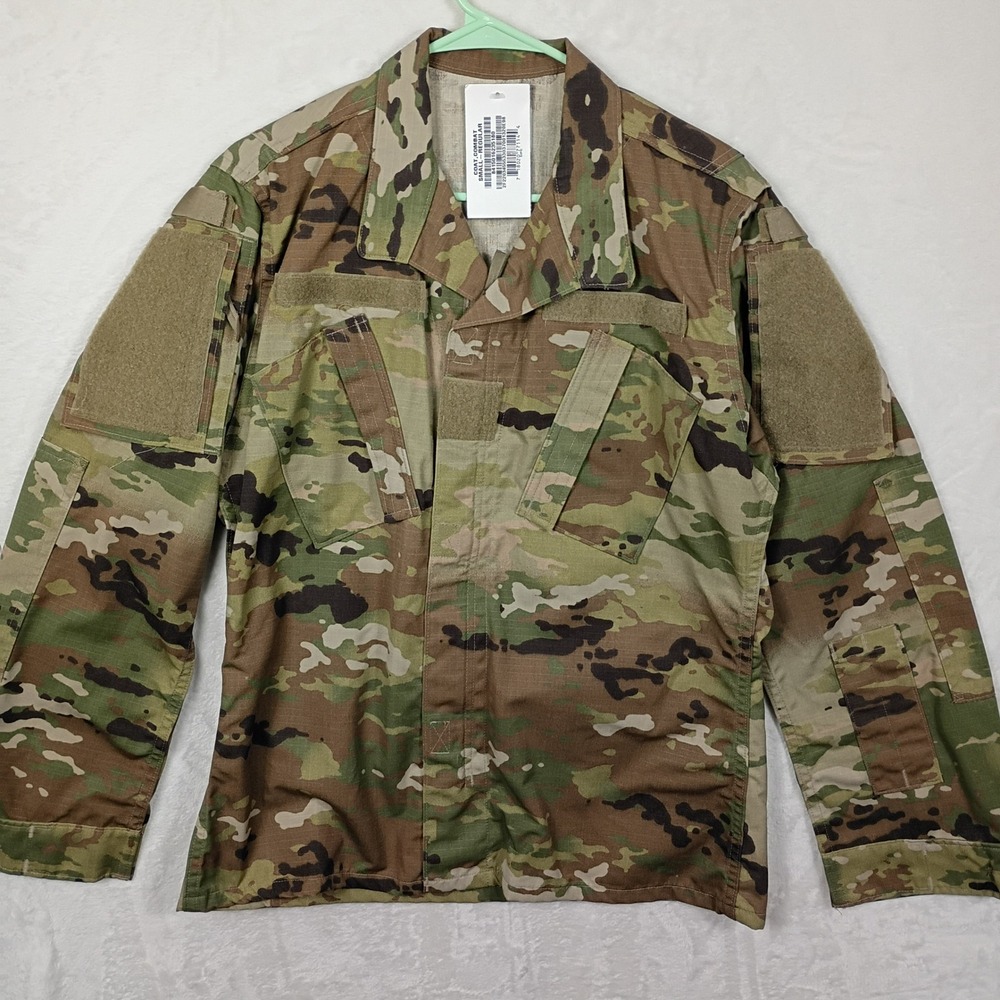 Military Combat Coat Unisex Small Regular Camo OCP Multicam Tactical Gorpcore